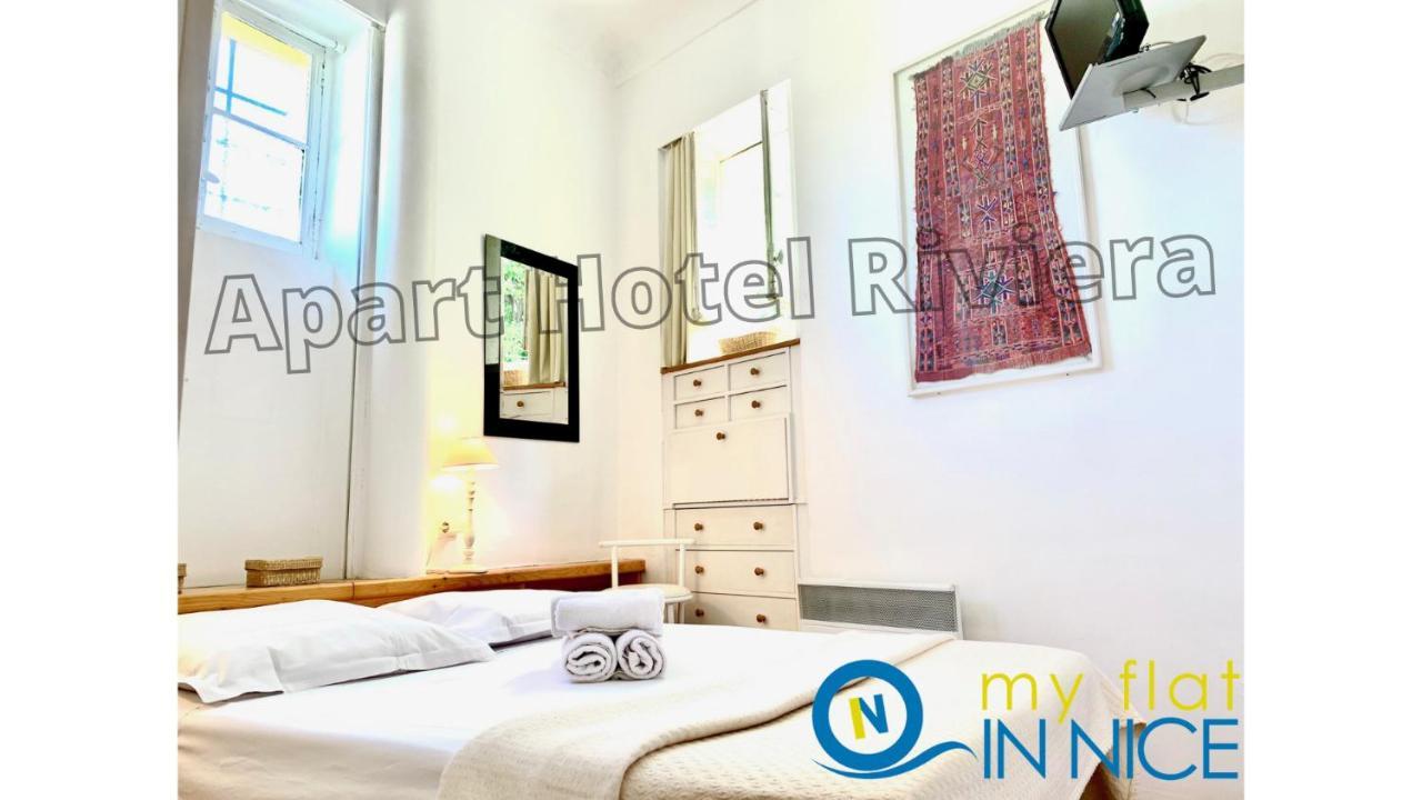 Aparthotel Riviera - Balcon Honore 1 - Old Town - 5 Mn Promenade Des Anglais Et Plage - Charme Absolu - Appartement 2 Pieces Avec Balcon Ac - Vue Mer Et Ville 尼斯 外观 照片