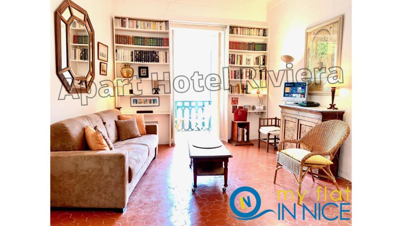 Aparthotel Riviera - Balcon Honore 1 - Old Town - 5 Mn Promenade Des Anglais Et Plage - Charme Absolu - Appartement 2 Pieces Avec Balcon Ac - Vue Mer Et Ville 尼斯 外观 照片