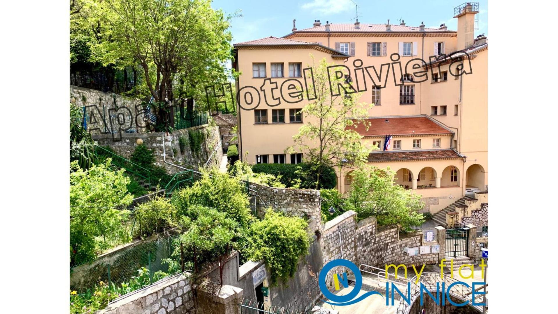 Aparthotel Riviera - Balcon Honore 1 - Old Town - 5 Mn Promenade Des Anglais Et Plage - Charme Absolu - Appartement 2 Pieces Avec Balcon Ac - Vue Mer Et Ville 尼斯 外观 照片